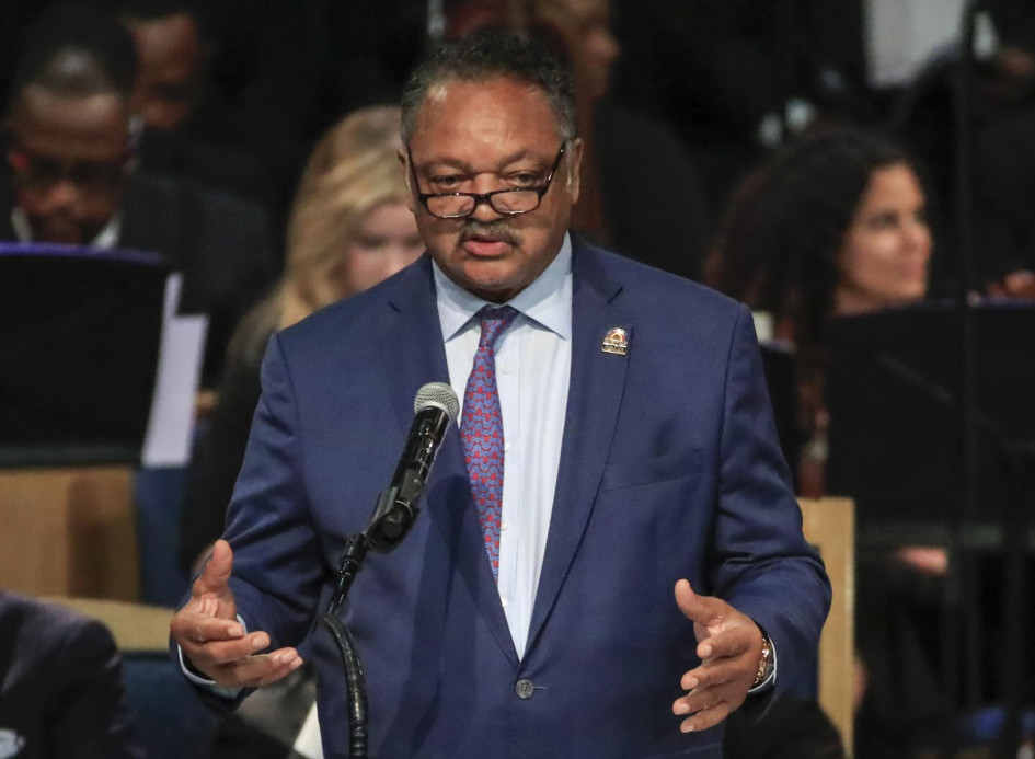El reverendo bautista Jesse Jackson, destacado líder afro de Estados Unidos, falleció este martes a los 84 años. En la foto, un discurso del activista en el 2018.