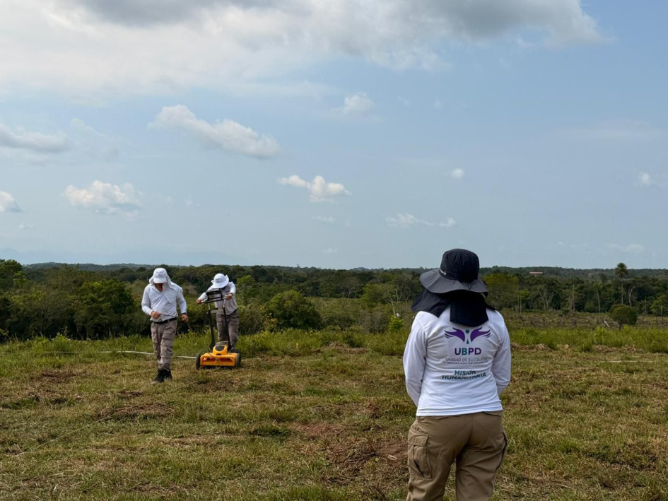 La antropóloga forense, Luisa Ruge Velasco, indicó que la geografía representó grandes desafíos para esta misión 