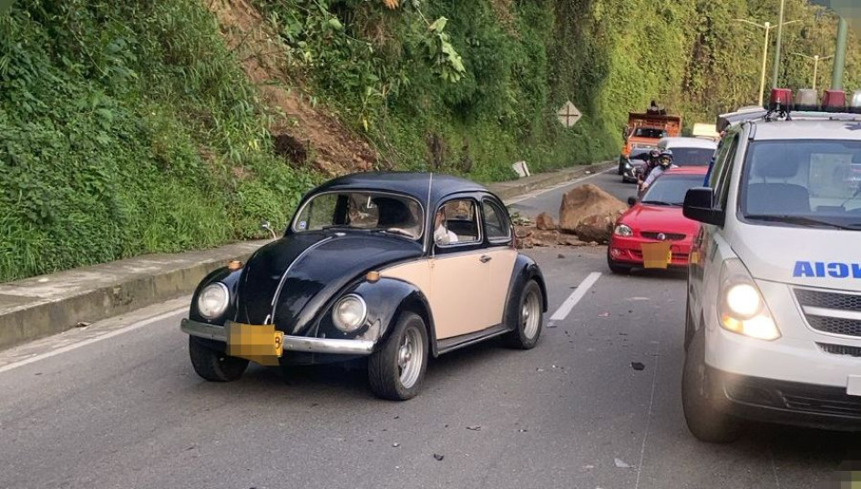 El motociclista fue trasladado a un centro asistencial 