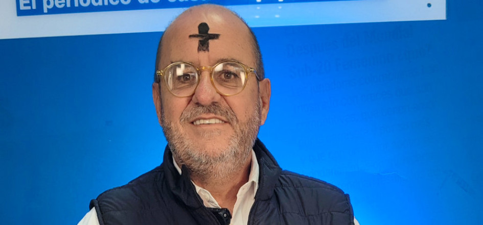 Bruno Seidel Arango, durante su visita a LA PATRIA. 