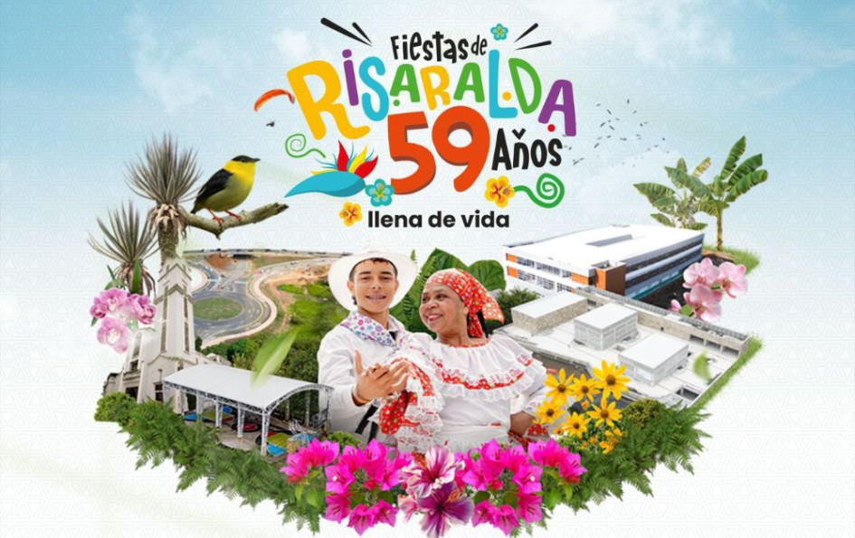 Desde el viernes 6 hasta el domingo 8 de febrero, Risaralda celebrará sus 59 años en La Virginia 