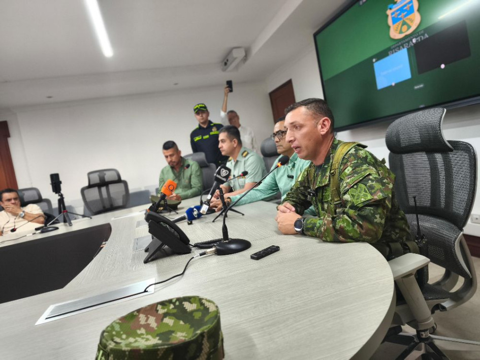 Los tres municipios con riesgos son Mistrató, Belén de Umbría y Pueblo Rico, todos por presencia de grupos armados organizados 