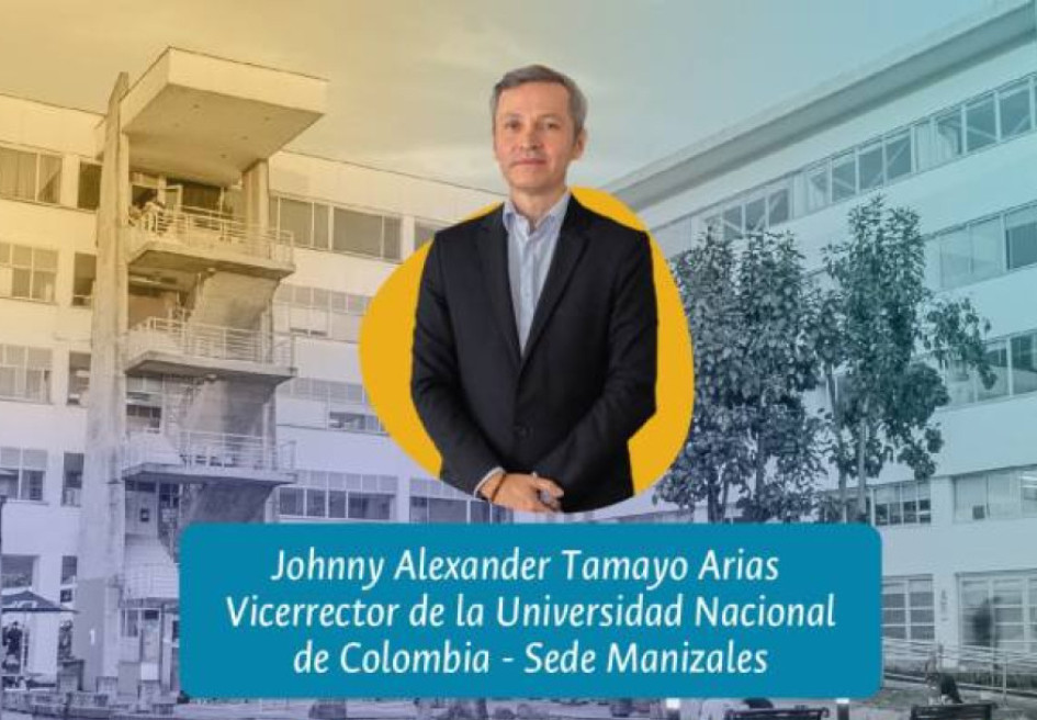 Foto I Cortesía Unal para LA PATRIA  Johnny Alexander Tamayo Arias asumió este viernes 20 de febrero del 2026 como vicerrector de la sede de la Universidad Nacional en Manizales.