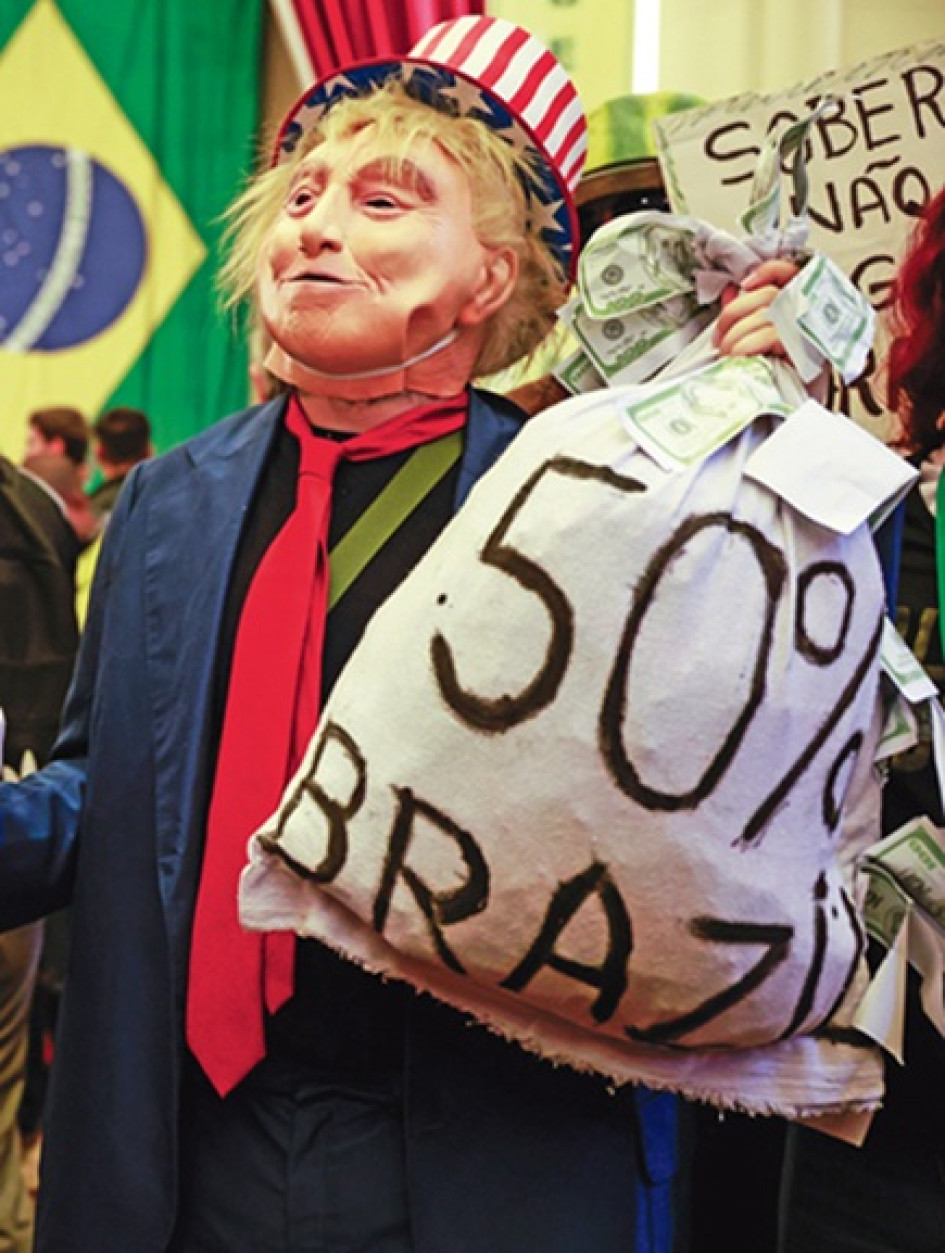 Foto | EFE | LA PATRIA Brasil fue de los países más perjudicados por la guerra comercial de Donald Trump, quien le impuso aranceles del 50%.