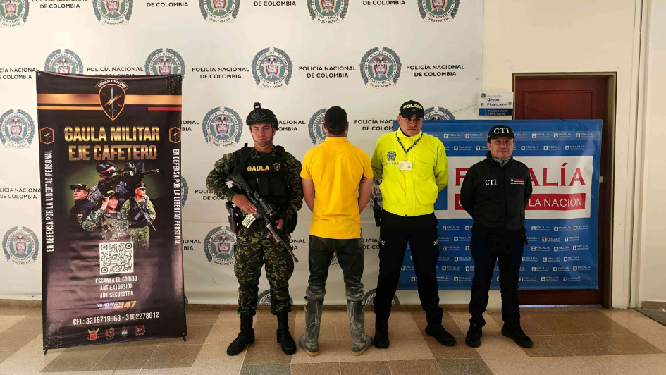 Capturan a joven en municipio del Quindío por matar a un habitante en condición de calle