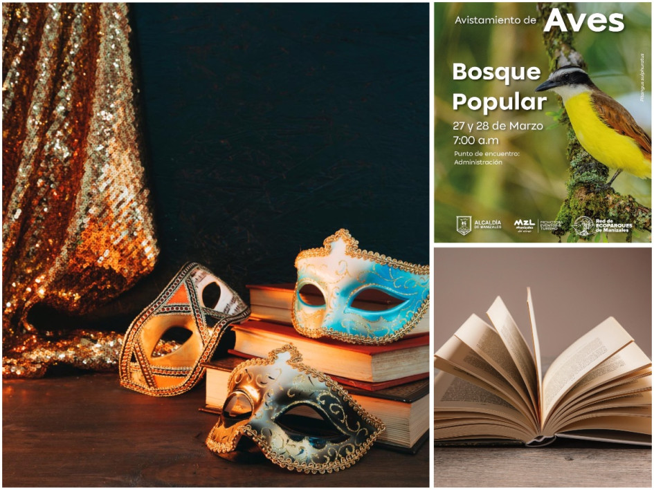 Prográmese y disfrute de la agenda cultural en Manizales y Caldas desde este viernes 27 de marzo