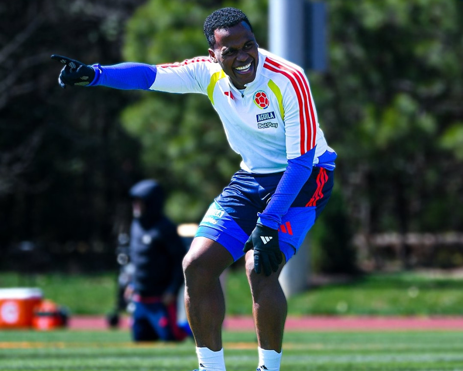 En el entrenamiento del día previo al partido ante Francia, hablaron los jugadores Jhon Arias, Yerson Mosquera y Santiago Arias.
