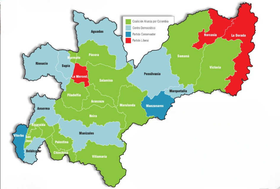 Elecciones al Senado: estos son los partidos y candidatos que dominaron en Caldas, según el preconteo. Vea el mapa político actual y conozca a los aspirantes más votados.