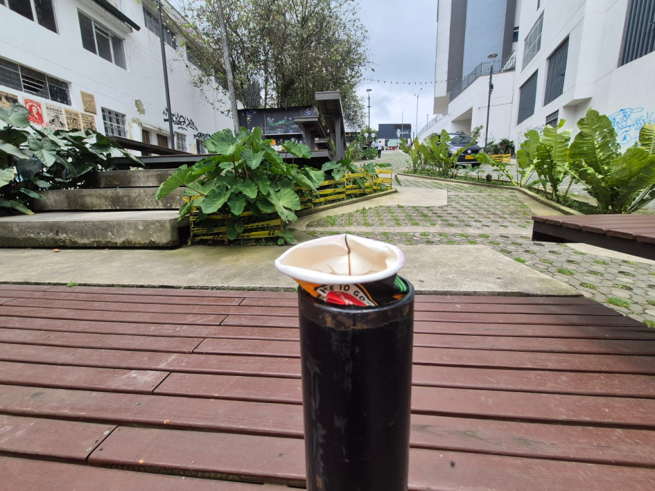 Retiraron los parasoles dañados en el bulevar de la 48