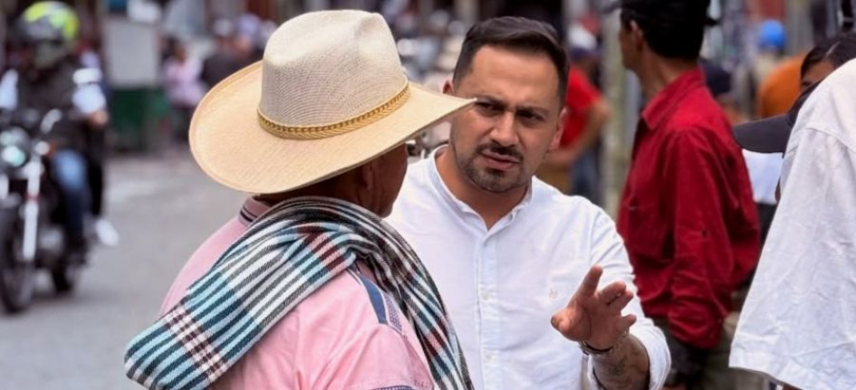 Brayan David Salazar, candidato a la Cámara por Caldas. 