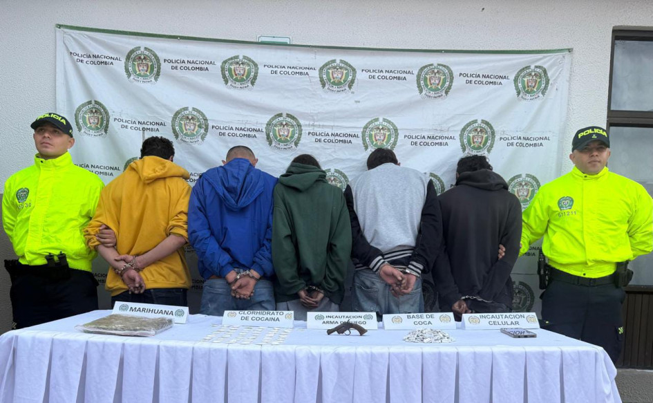 Operativos de la Policía en Armenia y Montenegro dejaron capturas por estupefacientes y acciones preventivas en varios sectores del Quindío.