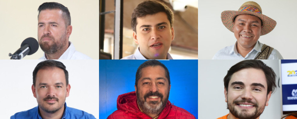 Manuel Correa, Mateo Hidalgo, Carlos Mario Calvo, Juan Manuel Londoño, Octavio Cardona y Santiago Osorio. 