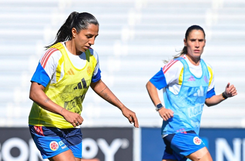 Manuela Vanegas y Daniela Montoya, defensa y volante de la Selección Colombia Femenina que disputa la SheBelieves Cup 2026 en EE. UU.