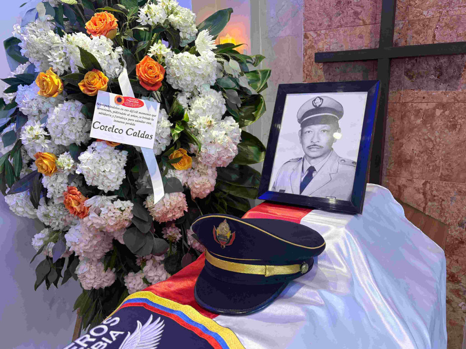 Arnulfo García, bombero de Manizales