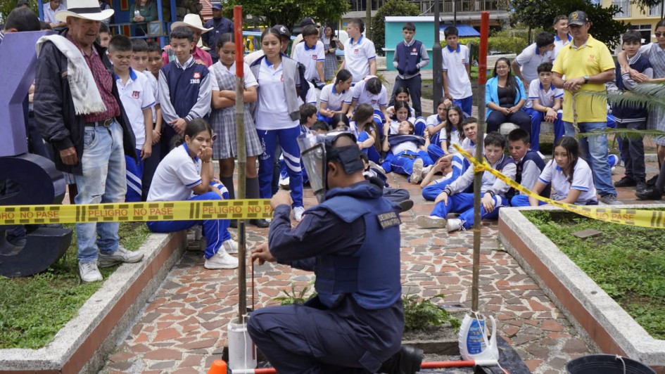 Fotos| Alcaldía | LA PATRIA El compromiso en Caldas es por un territorio libre de minas que permita caminar tranquilos.
