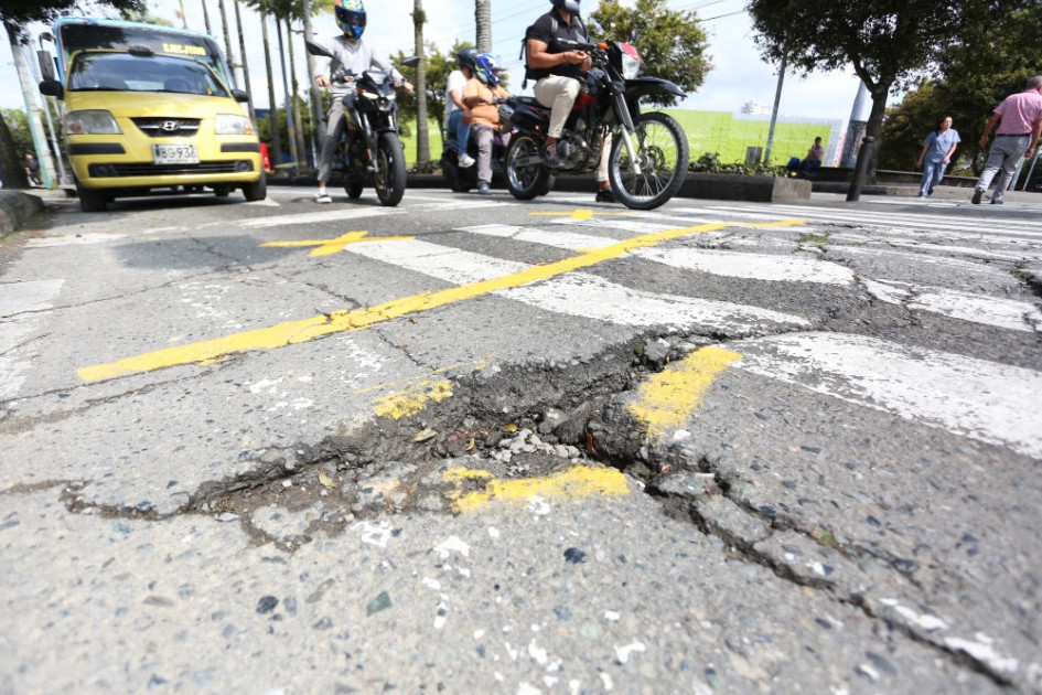 Hueco en el Cable genera riesgo