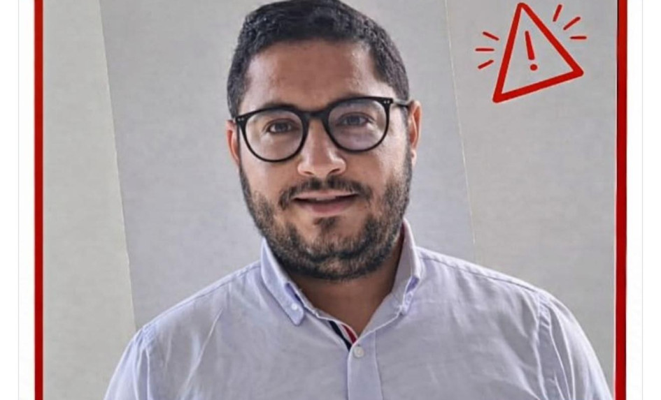 Foto| Facebook Alcaldía | LA PATRIA El desaparecido tiene 34 años y es abogado egresado de la Universidad de Caldas.