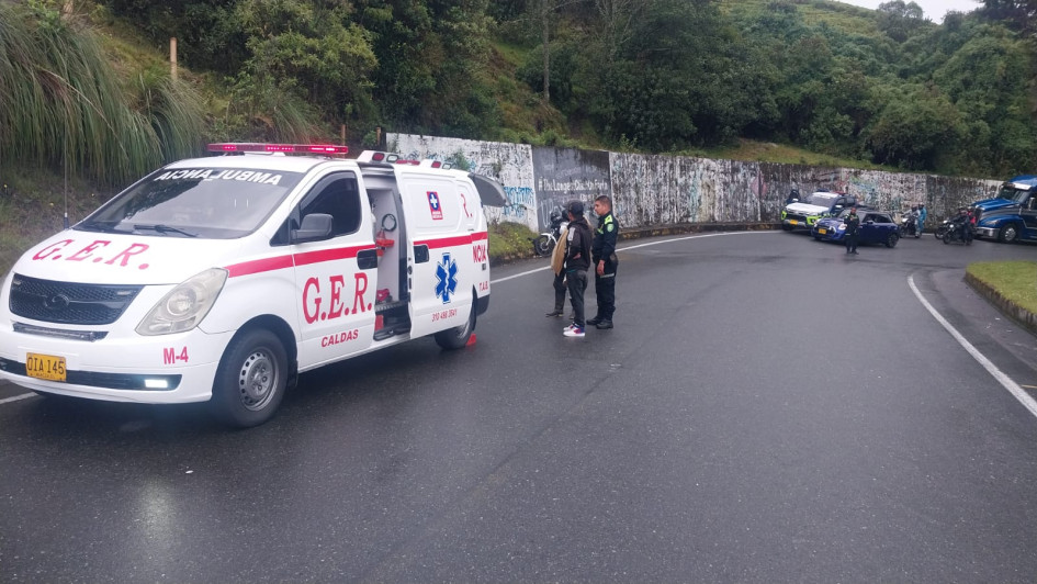 El accidente lo atendió el GER.