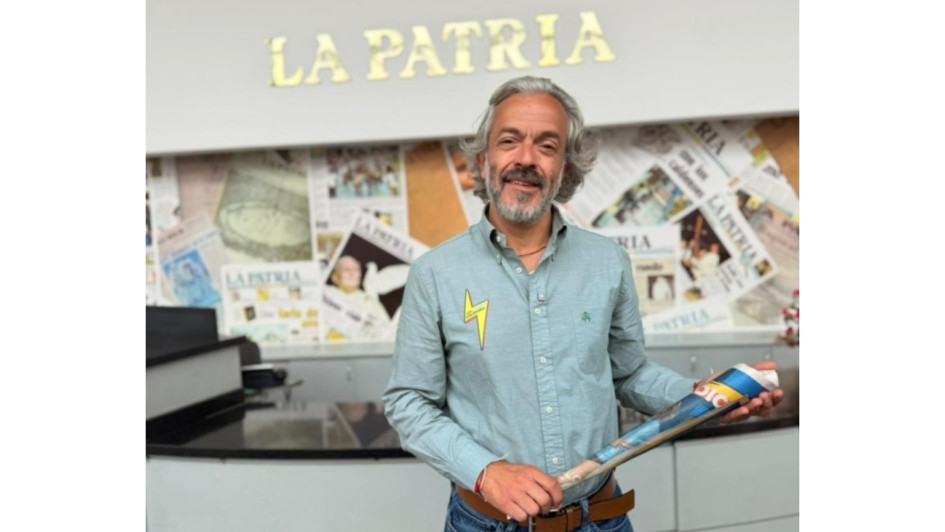 El candidato presidencial, Juan Daniel Oviedo, visitó Manizales y estuvo en LA PATRIA el pasado domingo, 5 de abril. 