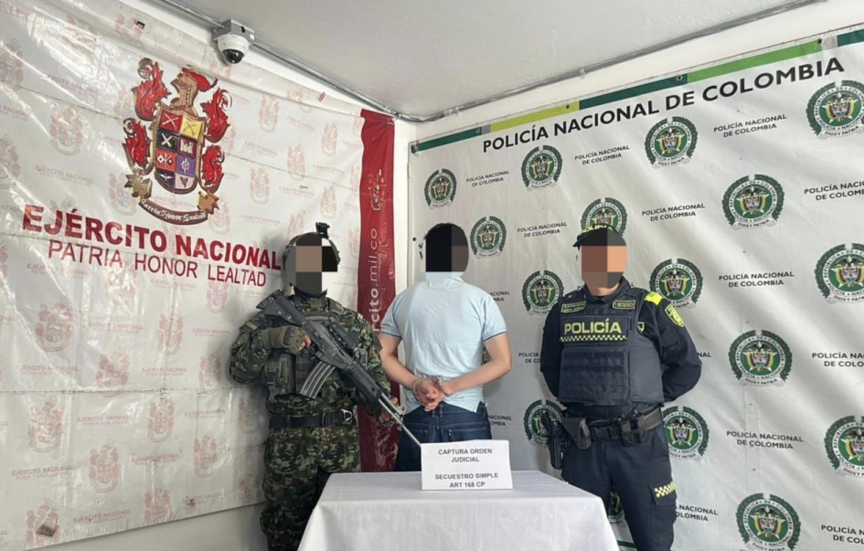 Los hechos por los que fue capturado el hombre se remontan al año 2023, en el municipio de La Virginia.