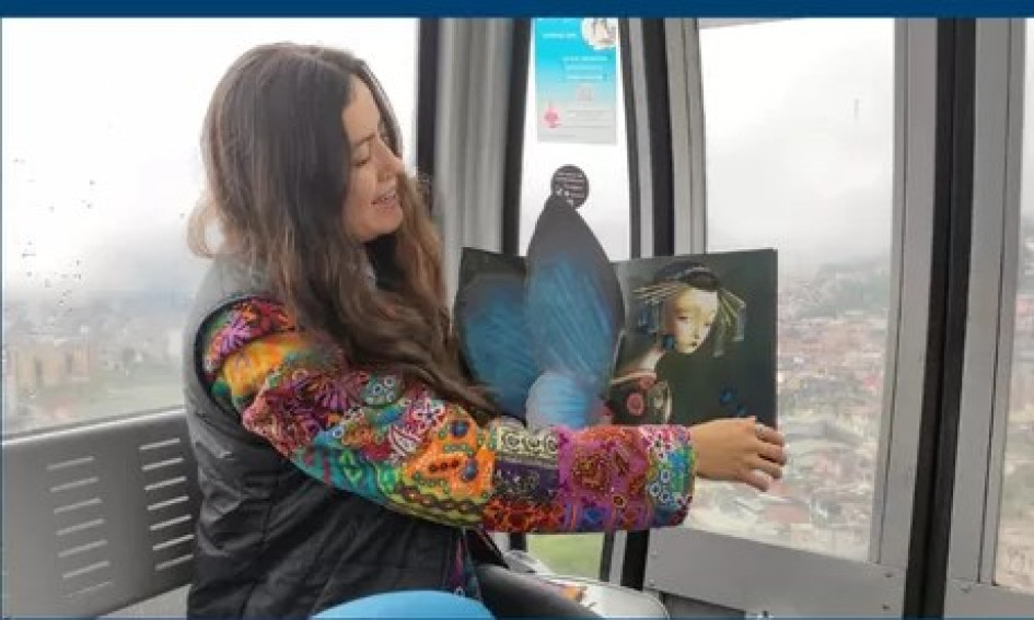 Conozca la iniciativa Lectura Aérea del Banco de la República de Manizales, promueven la lectura entre los pasajeros del cable aéreo de Manizales.