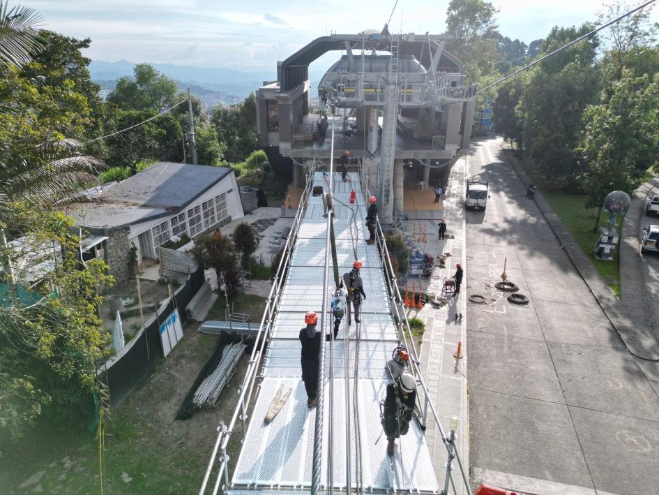 Estas son las postales que dejaron los trabajos de mantenimiento en la línea 3 del cable aéreo de Manizales. Conozca en qué consistieron las obras.