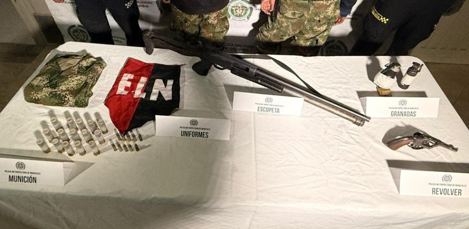 Los adolescentes aprehendidos tenían armas de fuego y granadas en su poder.