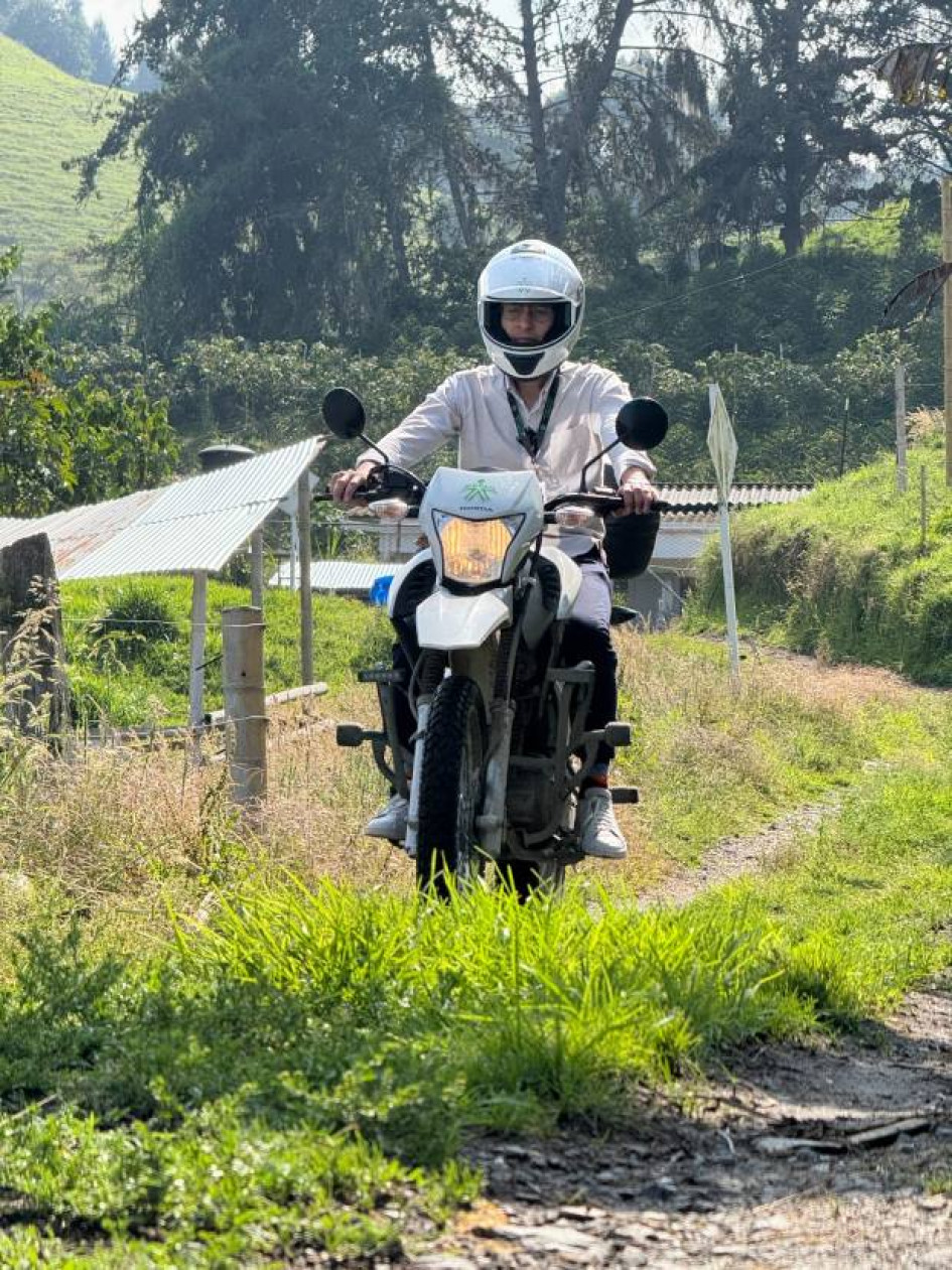 Foto I Cortesía Sena / Q'HUBO  Los instructores, listos para viajar por Caldas en motos Campesena.