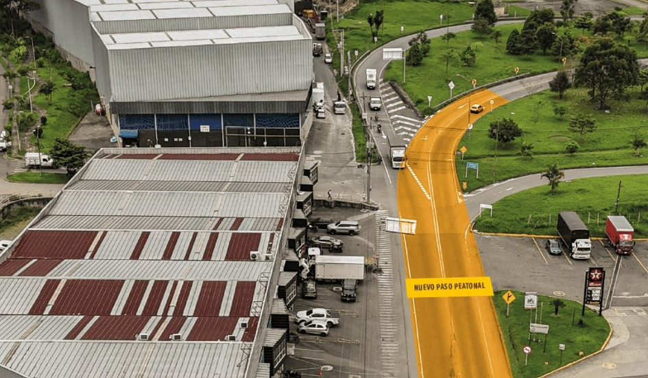 La obra que ejecutarán, según indicaron desde Autopistas del Café, será un pompeyano para que lo usen las personas que transitan por la zona. 