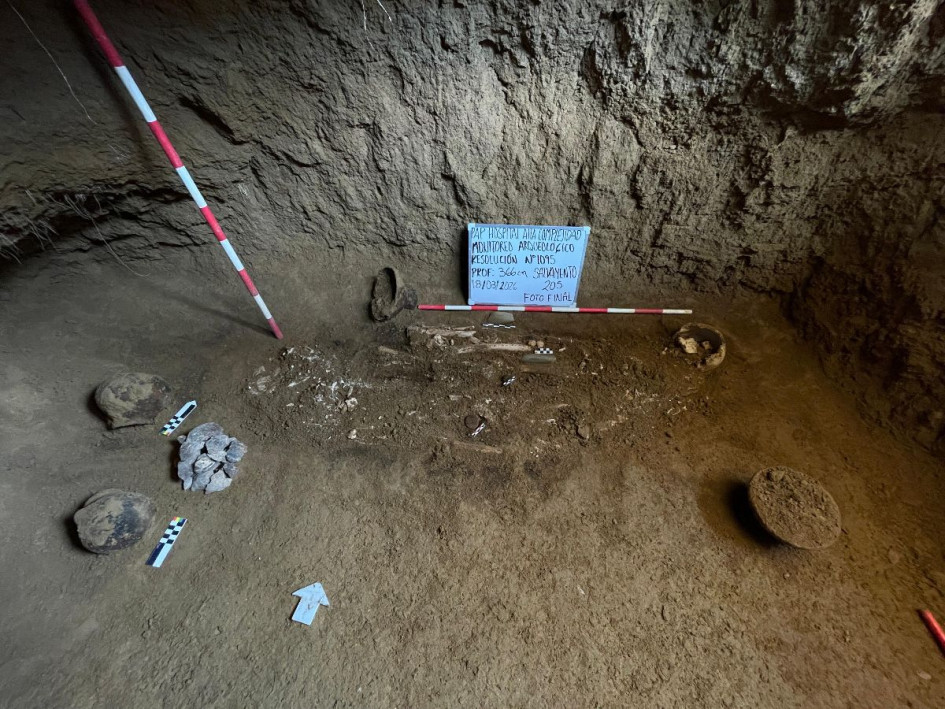 Durante las fases 1 y 2 del proyecto del hospital, se han registrado en total16.500 piezas arqueológicas, y alrededor de 100 restos de individuos humanos.