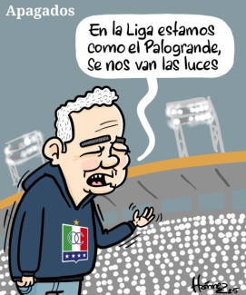 Caricatura 9 de agosto del 2025: Apagados en el Once Caldas