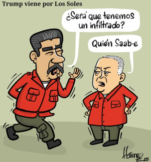 Caricatura 21 de agosto del 2025: Trump viene por Los Soles