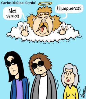 Caricatura 25 de agosto del 2025: Carlos Molina 'Cerdo'