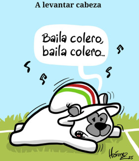 Caricatura 1 de septiembre: Once Caldas, a levantar cabeza