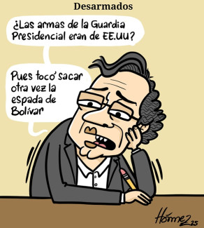 Caricatura 4 de octubre del 2025: Desarmados