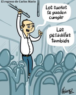 Caricatura 13 de octubre del 2025: El regreso de Carlos Mario Marín