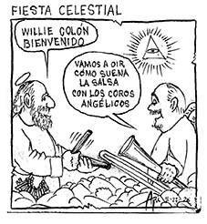 Caricatura 23 de febrero del 2026: Fiesta celestial