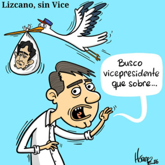 Caricatura 19 de marzo del 2026: Mauricio Lizcano, sin vicepresidente