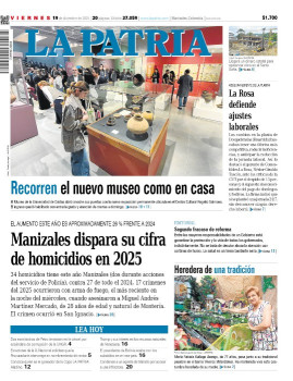 Portada 19 de diciembre del 2025