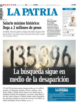 Portada 30 de diciembre del 2025