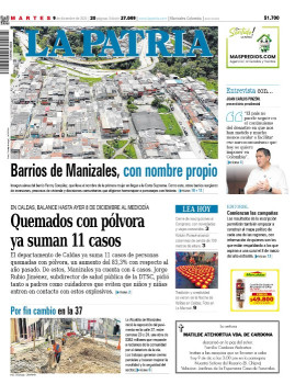 Portada 9 de diciembre del 2025