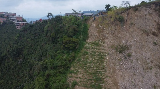 Después de por lo menos tres décadas tratando de contener la falla geológica de la cárcava del Alto Tablazo en Manizales, Corpocaldas contrató obras de ingeniería verde y ejecutó un plan piloto durante todo este año, hasta el 11 de diciembre. Allí invirtió $671 millones 561 mil 793. Se espera que este método sí sea efectivo para mitigar los impactos de la falla, porque las inversiones en las pantallas de contención y otras obras que se construyeron en años anteriores no cumplieron su objetivo. 