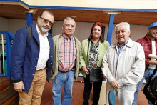 Foto | Darío Augusto Cardona | LA PATRIA William Ospina, Octavio Hernández, Teresa González y Fabio Vélez.