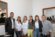 Leandro González, Laura Usma, Sandra Betancurt, Alejandra Loaiza, María Camila Galeano y Cristian Marín.