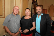 William Gómez, Claudia Sánchez Carrasquilla y José Fernando Londoño Meza.