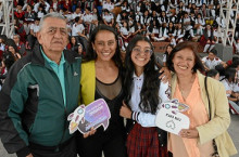 La familia de Alba Sofía esta compuesta por Norberto, Marcela Andrea y Sonia del Carmen.  