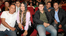 Nelson Torres, Laura Torres, Samuel Agudelo y Kevin Gutiérrez.