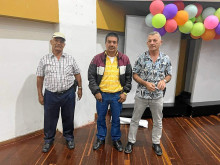 José Duván Ospina, Mario Bastos Ramírez y Armando Duque Gallego