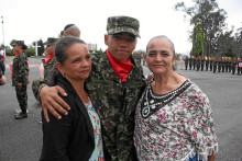 Marleny Ramírez, Camilo Buitrago y Luz Marina Carvajal