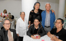 Orlanda Soto de Mejía, María Elena Ceballos, Yilen Aguirre Cuartas, María Zoe Aguirre Álvarez, María Nancy Jiménez Aguirre y Ana Isabel Ortegón Mendoza.